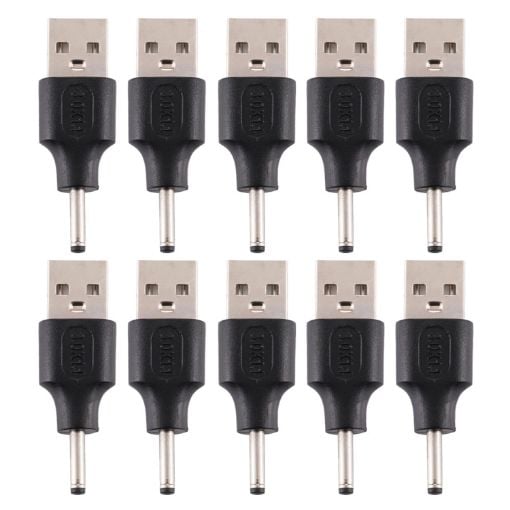 Picture of 10 PCS 3.0 x 1.1mm Male to USB 2.0 Male DC Power Plug Connector