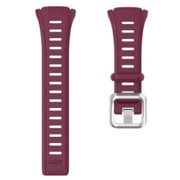 Picture of For POLAR Polar FT60 Men's Silicone Watch Band (Red Wine)