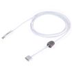 Picture of 45W / 60W / 65W 5 Pin MagSafe 2 (T-Shaped) to USB-C / Type-C PD Charging Cable (White)