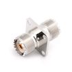 Picture of UHF SO239 Female To Female with Panel Mount RF Connector Adapter