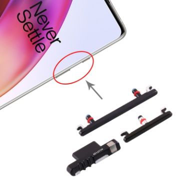 OnePlus 8 Power & Volume Buttons (Black) - 1