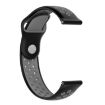 Picture of For Garmin Fenix Chronos Two-colors Replacement Wrist Strap Watchband (Black Grey)