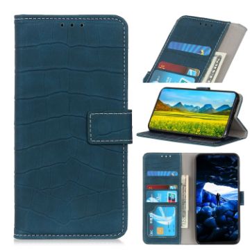 Picture of For Nokia 5.3 Crocodile Texture Horizontal Flip Leather Case with Holder & Card Slots & Wallet (Dark Green)