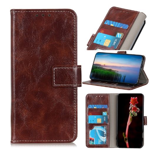 Nokia 5.3 Retro Leather Case - Brown - 1