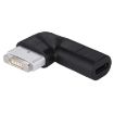 Picture of USB-C / Type-C Female to 5 Pin MagSafe 2 (T-Shaped) Male Charge Adapter (Black)