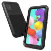 LOVE MEI Metal Shockproof Waterproof Case for Galaxy A51 - Black - 2