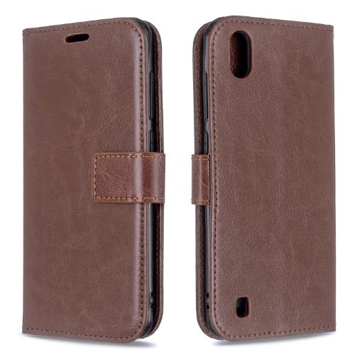 ZTE Blade A7 2019 Crazy Horse Leather Case - Brown - 1