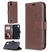 Picture of For ZTE Blade A7 2019 Crazy Horse Texture Horizontal Flip Leather Case with Holder & Card Slots & Wallet & Photo Frame (Brown)