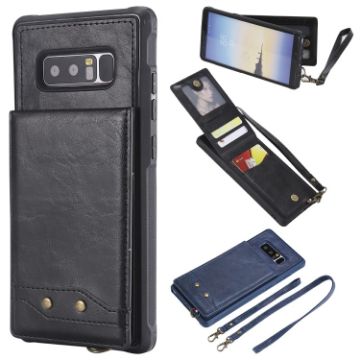 Picture of Galaxy Note 8 Vertical Flip Shockproof Leather Case (Black)