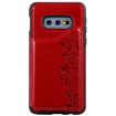 Picture of For Galaxy S10e Six Cats Embossing Pattern Protective Case with Holder & Card Slots & Photo Frame (Red)