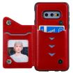 Picture of For Galaxy S10e Six Cats Embossing Pattern Protective Case with Holder & Card Slots & Photo Frame (Red)