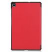 Picture of For Galaxy Tab S6 Lite 10.4 inch Custer Pattern Pure Color Horizontal Flip Leather Case with Three-folding Holder (Red)
