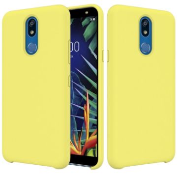 Picture of Ultra-thin Liquid Silicone Dropproof Protective Case for LG K40 (Yellow)