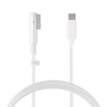 Picture of USB-C / Type-C Male to 5 Pin MagSafe 1 (L-Lip) Male Charging Data Cable for MacBook