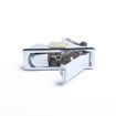 Picture of Silver Zinc Alloy Adjustable Lever Hand Operated Compression Latch with Raised Trigger for RV / Trailer, Non-Locking