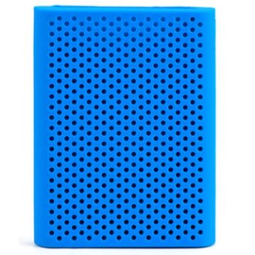 Picture of PT500 Scratch-resistant All-inclusive Portable Hard Drive Silicone Protective Case for Samsung Portable SSD T5, with Vents (Blue)