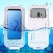Picture of PULUZ 45m Waterproof Diving Case for iPhone 15, Galaxy, Huawei, Xiaomi, Google Android OTG Smartphones (White)