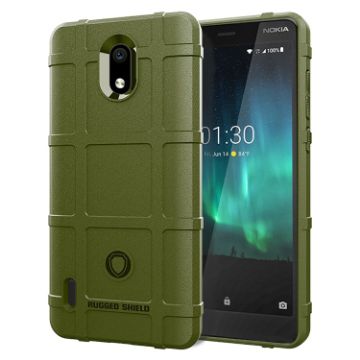Picture of Full Coverage Shockproof TPU Case for Nokia 3.1C (Army Green)