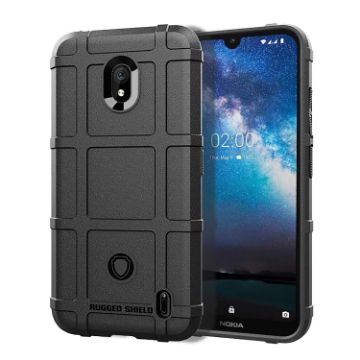 Picture of Shockproof Protector Cover Full Coverage Silicone Case for Nokia 2.2 (Black)