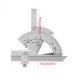 Picture of High Carbon Steel Non-parallax Trimmer Protractor Angle Measuring Ruler