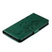 Picture of Feather Pattern Litchi Texture Horizontal Flip Leather Case with Wallet & Holder & Card Slots For Huawei Y7 (2019) (Green)