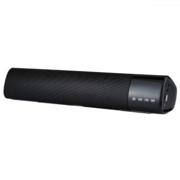 Picture of B28S Bluetooth Speaker w/ LCD Display, MIC, Hands-free Calls, TF Card & AUX IN, 10m Bluetooth Distance (Black)