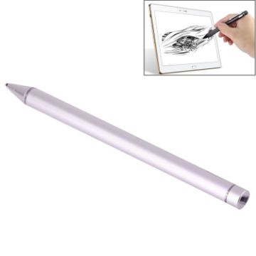 Picture of Rechargeable Stylus Pen 2.3mm Metal Nib for iPhone, iPad, Samsung - Compatible with Capacitive Touch Screens (Silver)