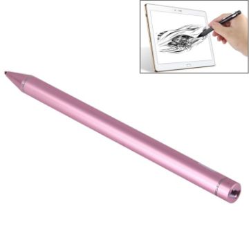 Picture of Rechargeable Stylus Pen 2.3mm Metal Nib for iPhone, iPad, Samsung - Compatible with Capacitive Touch Screens (Rose Gold)
