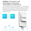 Picture of VONETS VAP11AC 5G / 2.4G Mini Wireless Bridge with Fan Version 300Mbps + 900Mbps WiFi Repeater, Support Video Surveillance & Control (White)