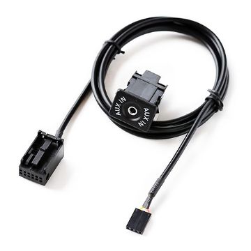 Picture of AUX Interface + Wiring Hardness for Ford Fiesta / Focus / Mondeo / PUMA / MK2 / MK3 / S-MAX, Cable Length: 1.5m