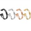 Rose Gold X-Shaped Diamond Metal Watch Band for Fitbit Charge 3 - 6