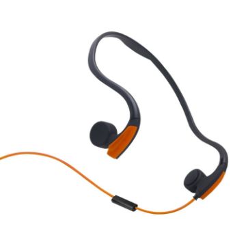 Picture of Rear Hanging Wire-Controlled Bone Conduction Outdoor Sports Headphone (Orange)