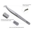 Picture of BEST BST-6A Practical Stainless Steel Eyelash Extension Tweezers