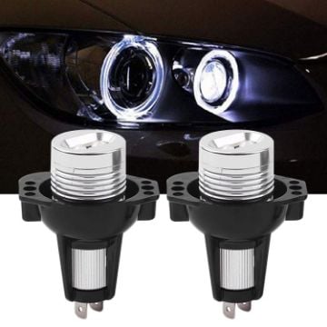 Picture of 2 PCS 6W Headlight Angel Eye Light Bulb Fog Light Car Accessories for BMW E90 / BMW E91