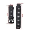 SUUNTO X-LANDER Silicone Watch Band - Black - 5