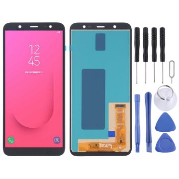 TFT LCD Screen for Galaxy J8 Full Assembly (Black) - 1