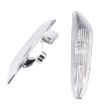 Picture of 2 PCS Car Side Marker Lights / Turn Signal Lights Housing without Bulbs 63 13 7 165 742 / 63 13 7 165 741 for BMW E90 E91 E92 E93 2006-2011 (White)