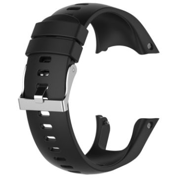 Picture of Silicone Watch Band for SUUNTO Trainer Wrist HR (Black)