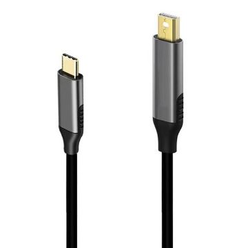 Picture of 1.8m Mini DisplayPort Male to USB-C / Type-C Male Adapter Cable
