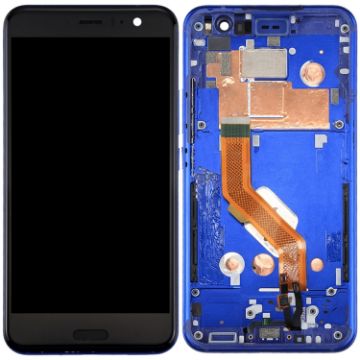 HTC U11 LCD Screen Digitizer Assembly with Frame - Dark Blue - 1