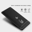 Picture of For Sony Xperia XZ2 Brushed Texture Carbon Fiber Shockproof TPU Protective Back Case (Black)