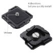 Picture of PULUZ Capture Camera Clip Aluminum Alloy Quick Release Clip with Plate