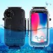 Picture of For iPhone X / XS HAWEEL 40m/130ft Diving Case, Photo Video Taking Underwater Housing Cover (Black)