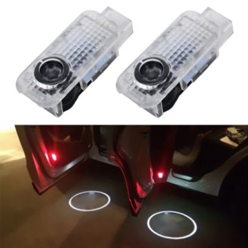 Picture of 2 PCS LED Car Door Welcome Logo Car Brand Shadow Lights for Porsche Cayenne Old Version