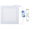 Picture of 15W 19.6cm Square Panel Light Lamp with LED Driver, 75 LED SMD 2835, AC 85-265V, Cutout Size: 17.5cm