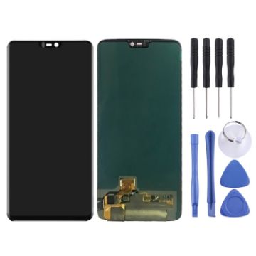 OnePlus 6 OEM LCD Screen (Black) with Digitizer - Full Assembly - 1
