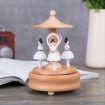 Picture of Dance Angel Shape Home Decor Originality Wooden Musical Boxes