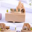 Picture of Train Shape Home Decor Originality Wooden Musical Boxes