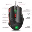 Picture of HXSJ S800 Wired Mechanical Macros Define 9 Programmable Keys 6000 DPI Adjustable Gaming Mouse with LED Light