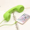 Picture of 3.5mm Plug Mic Retro Telephone Anti-radiation Cell Phone Handset Receiver (Pink)